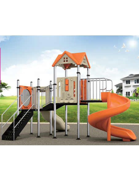 Farm Series Playground for Cambodia, Indoor and Outdoor