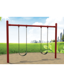 High Quality Outdoor Swing Set for Cambodia.  Made with quality, long-lasting