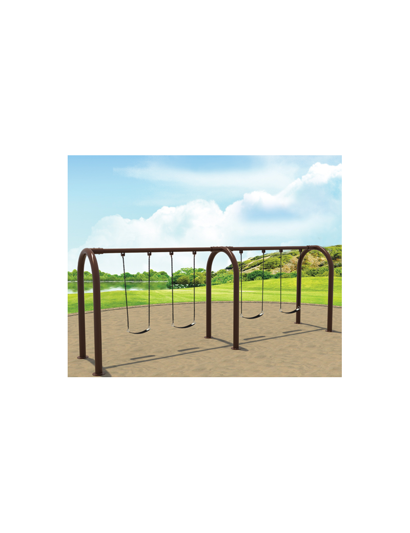 Quality swing sets for Playgrounds in Cambodia. Non-toxic paints.