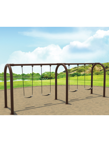 Quality swing sets for Playgrounds in Cambodia. Non-toxic paints.