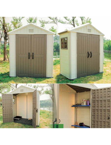 Single-room Plastic Shed | Backyard storage or tool shed