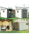 Triple Sized Storage Shed | Durable for Cambodia's tropical climate