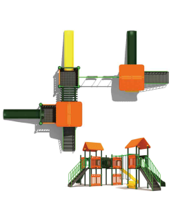 Simple Series Modular Big Playground | Popular in Cambodia